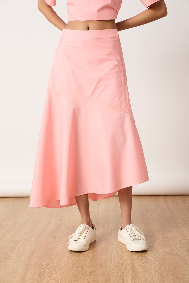 Nadia Skirt A fit and flare skirt with anchor detailing.