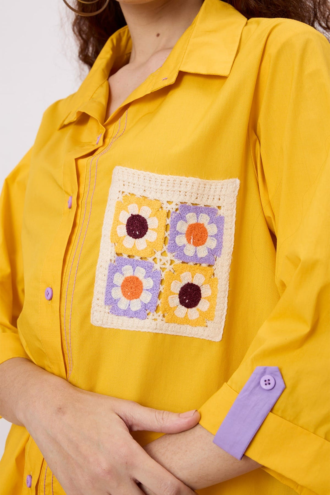 Doris Shirt A fun twist to a classic button-down shirt