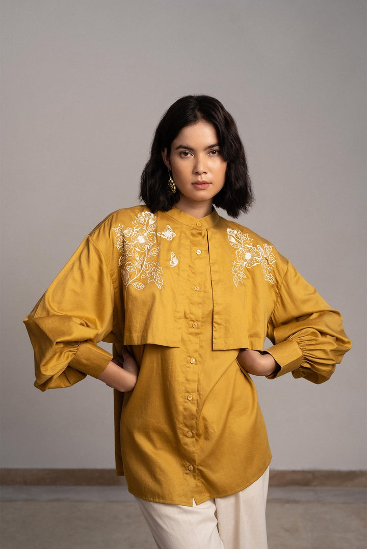 Mustard Winged Shirt