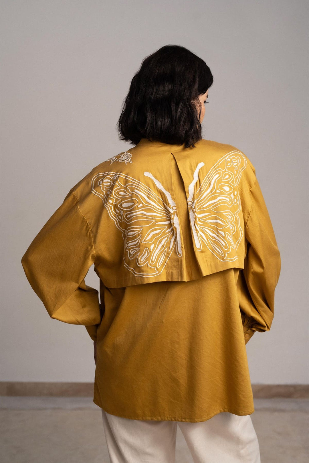 Mustard Winged Shirt