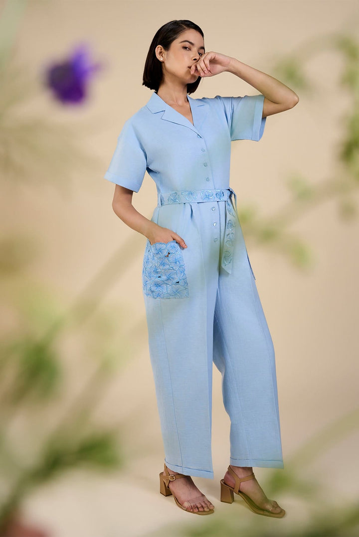 Ice Blue Jumpsuit