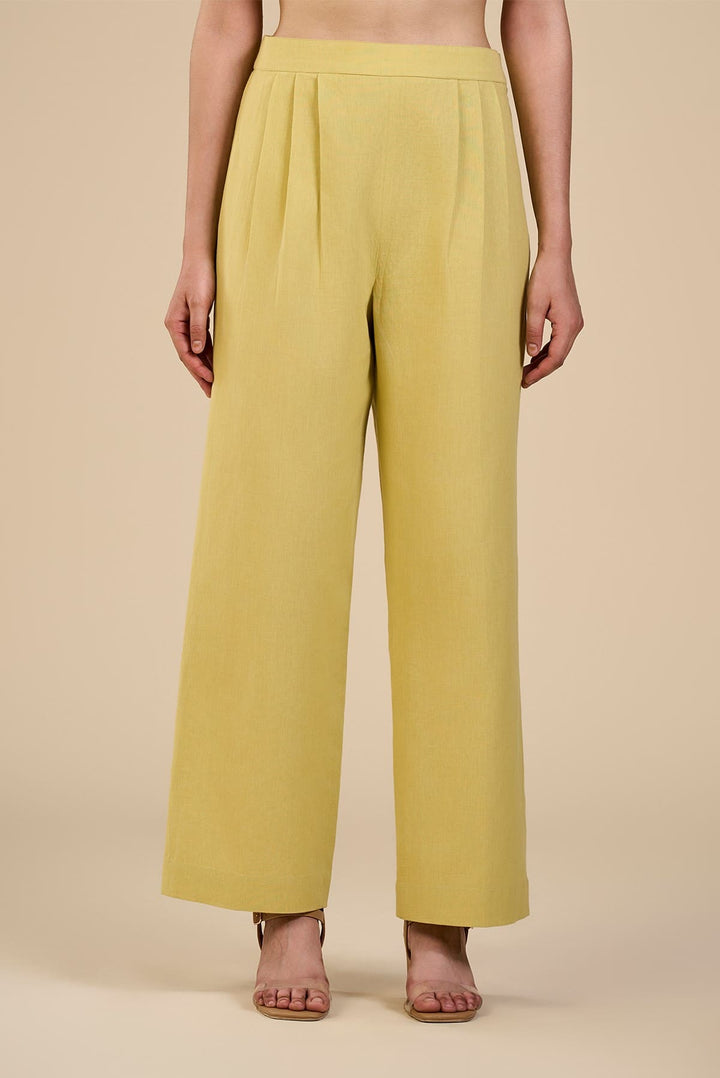 Jade Pleated Pants