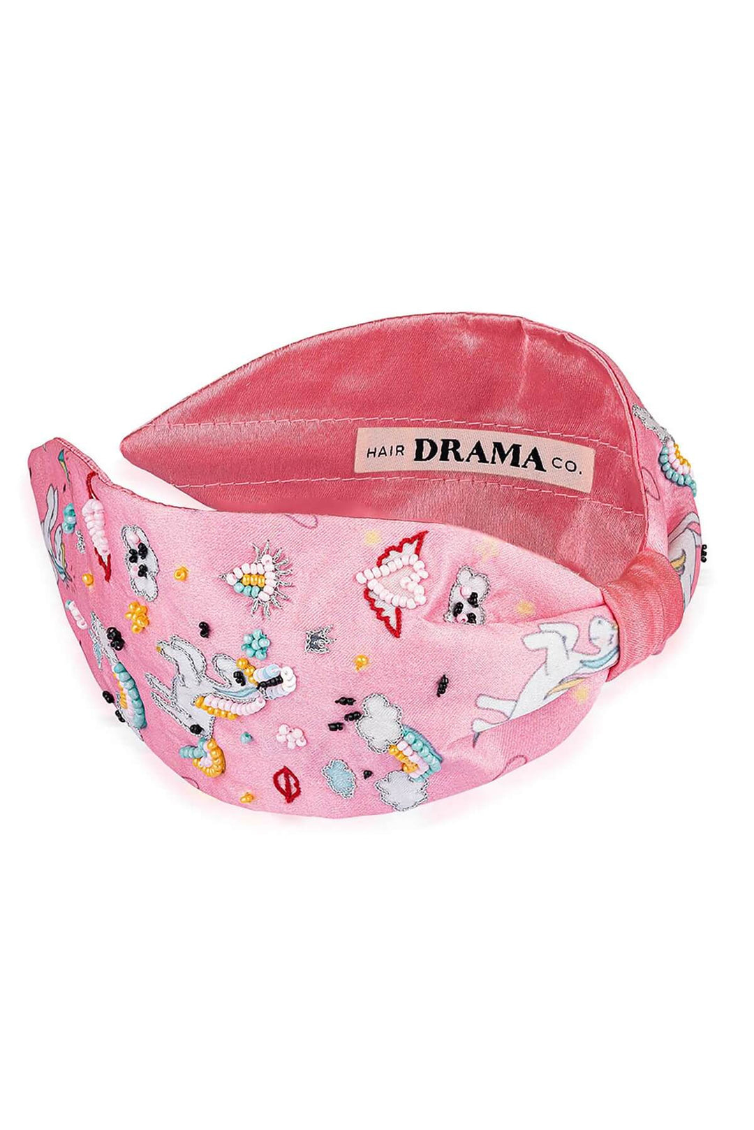 Unicorn Knotted Hair Band - Pink