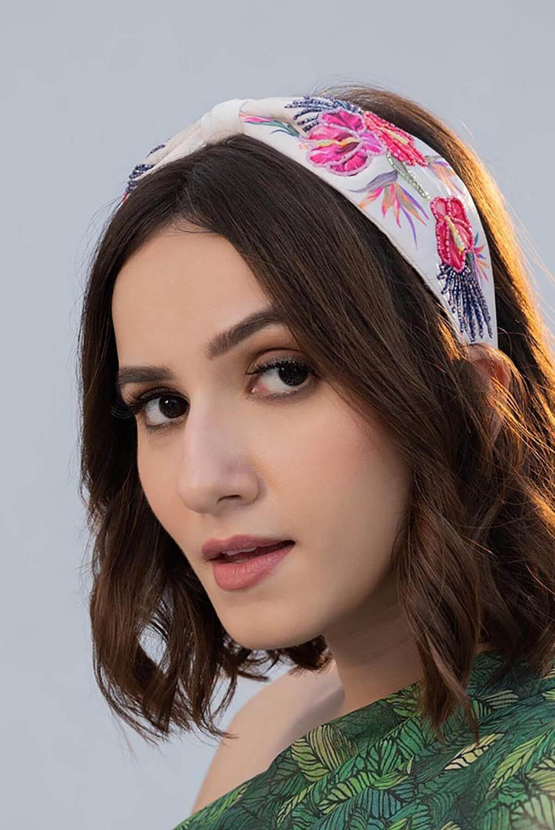Floral Knotted Hair Band - Multi