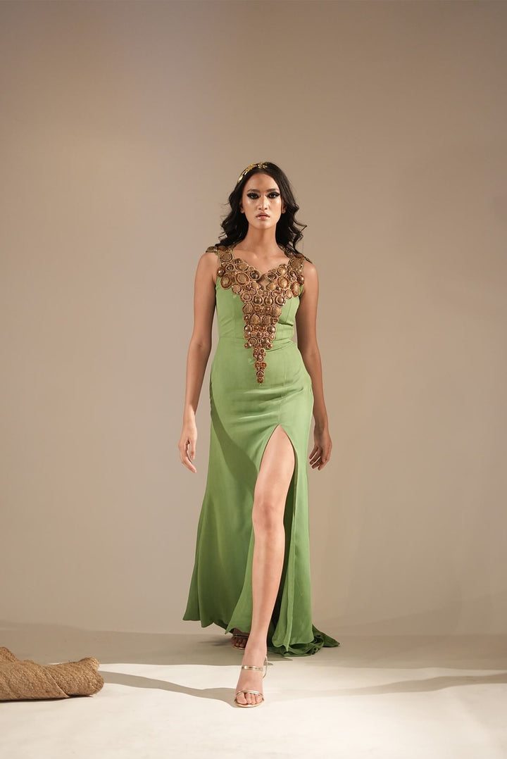 Jade Green Maxi Dress