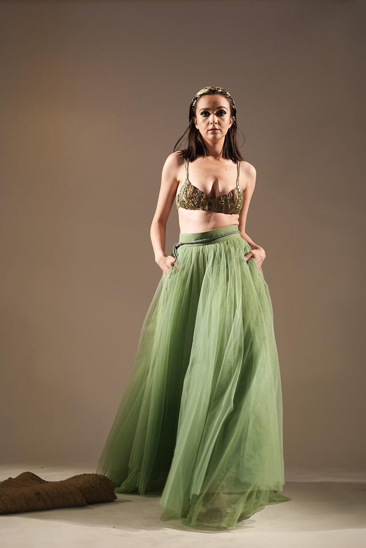 Jade Green Skirt