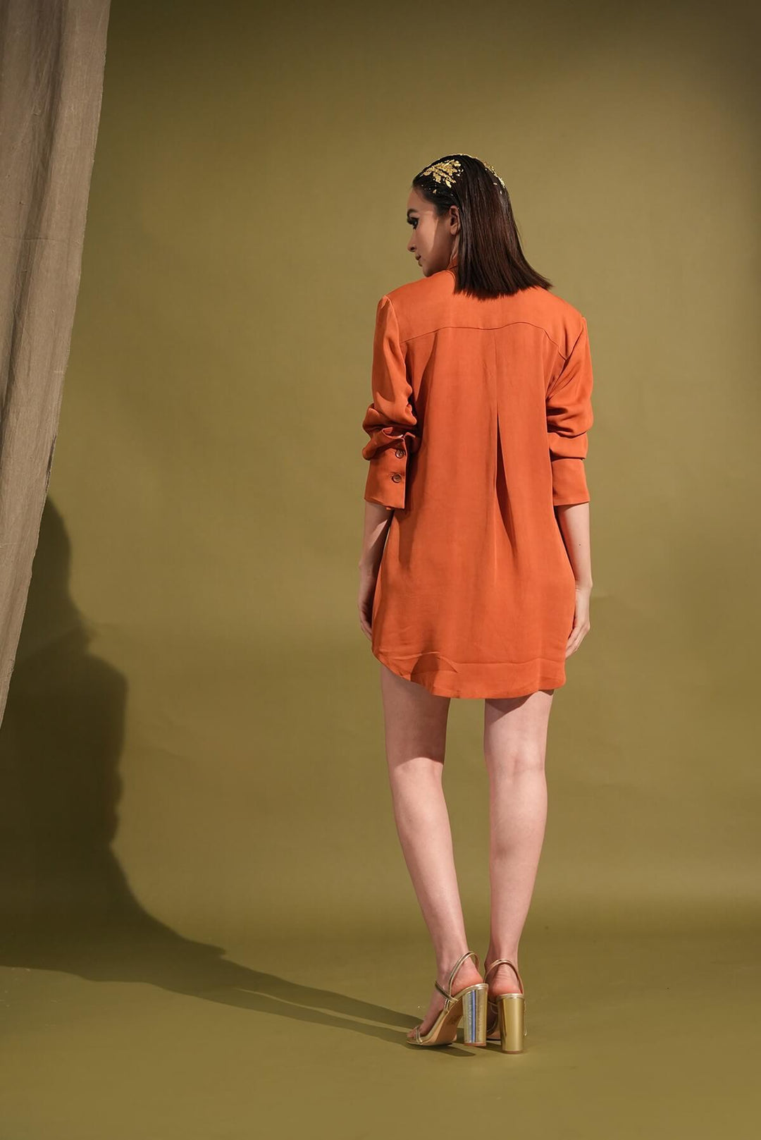 Tangerine Short Dress