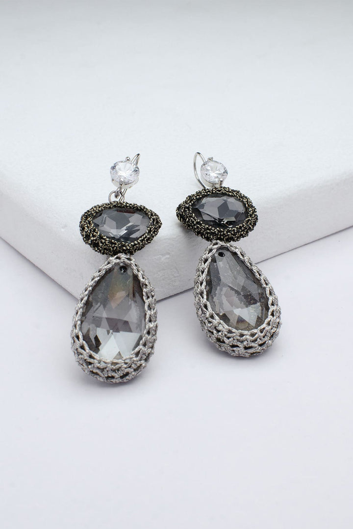 Annalea Crystal Crochet Earrings