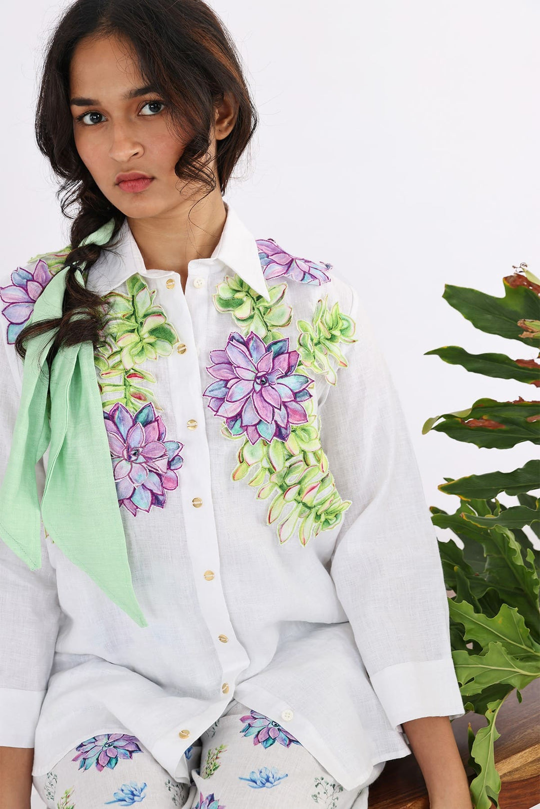 Flora Embroidered Shirt