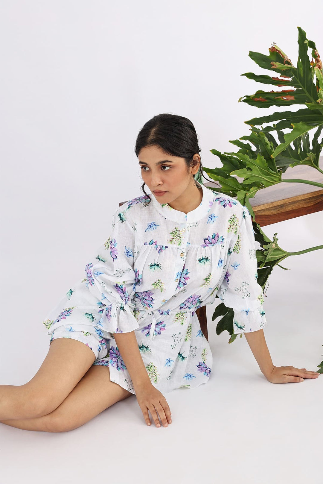 The Opuntia Drawstring Shirt