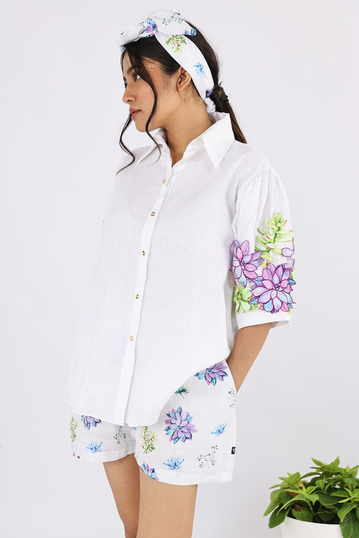 The Powder Puff Embroidered Shirt