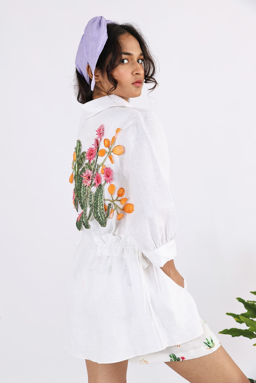 The Senecio Back Applique Shirt